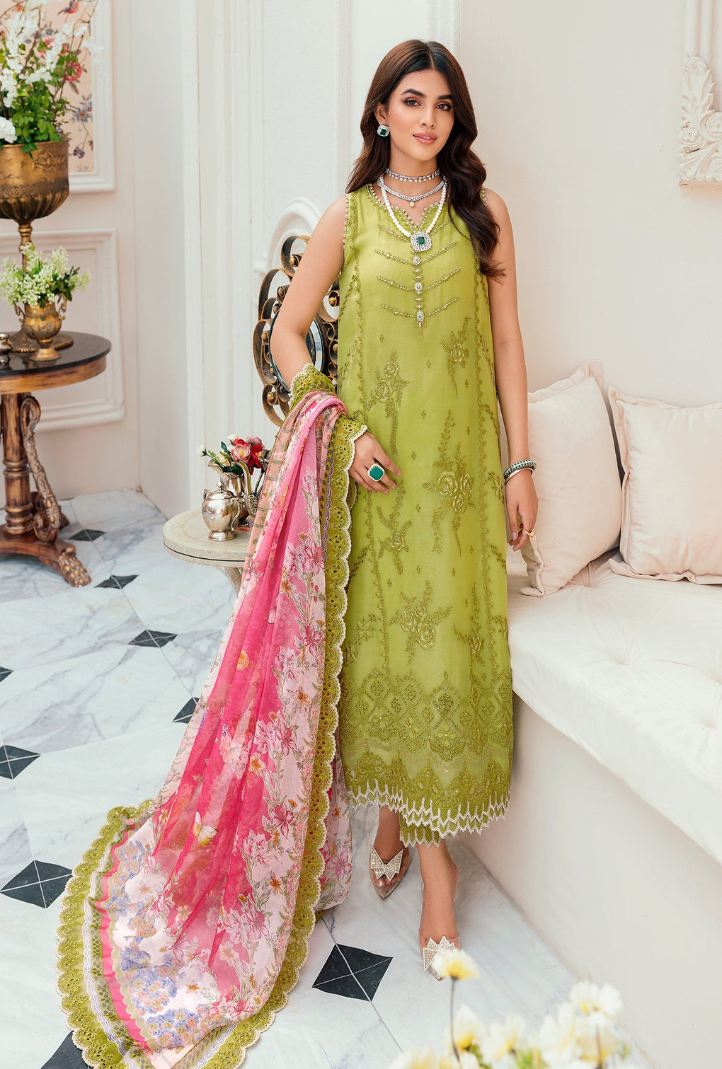 Noor By Sadia Asad Chiffon Laserkari`22 D#1