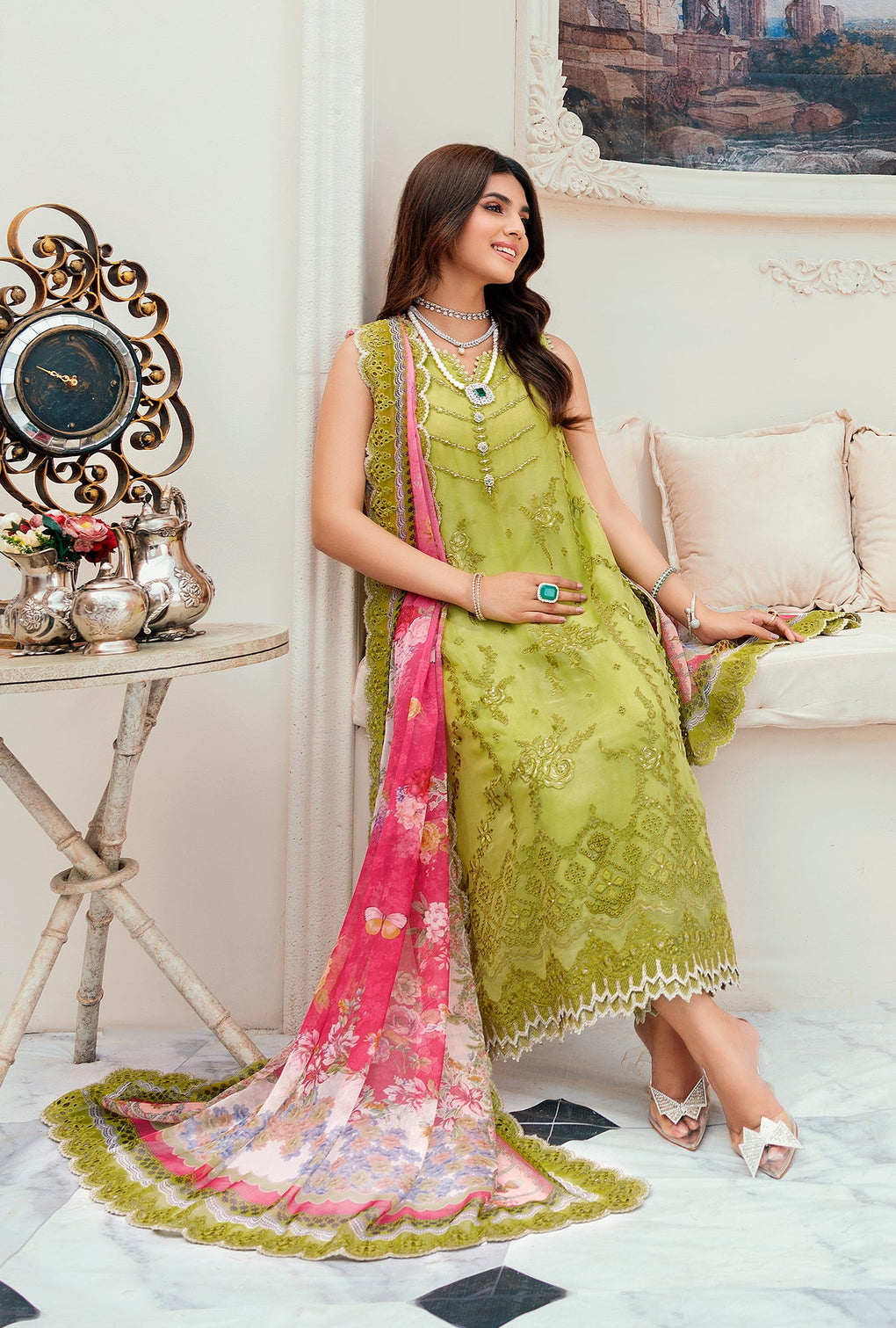 Noor By Sadia Asad Chiffon Laserkari`22 D#1