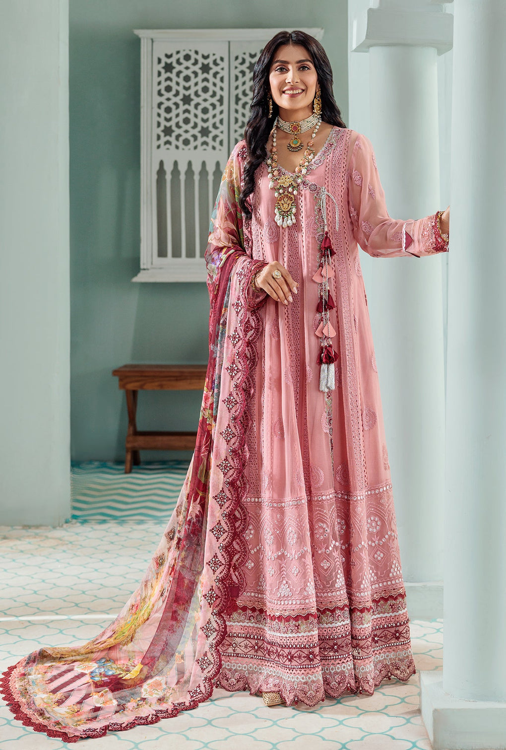 Noor By Sadia Asad Chiffon Laserkari`22 D#2