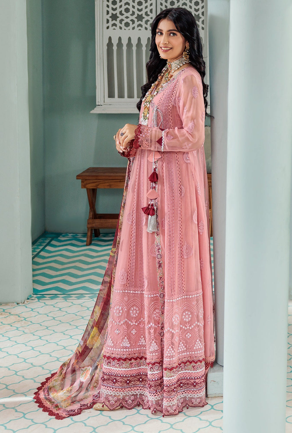 Noor By Sadia Asad Chiffon Laserkari`22 D#2