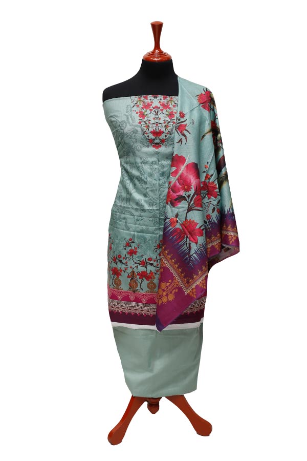 Noor Afroz D/Excl Lawn`22 D#310 Green