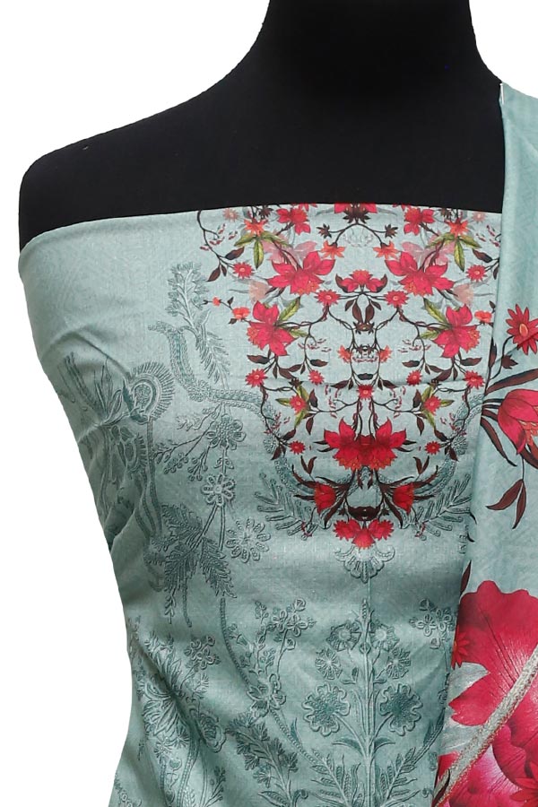 Noor Afroz D/Excl Lawn`22 D#310 Green