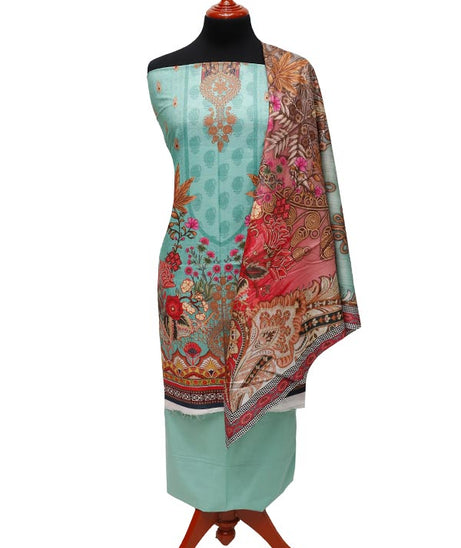Noor Afroz D/Excl Lawn`22 D#312 Green