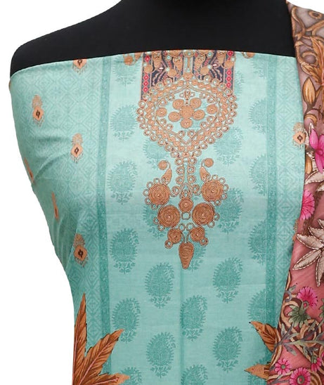 Noor Afroz D/Excl Lawn`22 D#312 Green