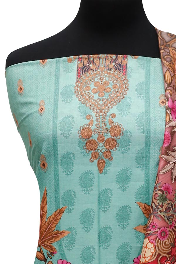 Noor Afroz D/Excl Lawn`22 D#312 Green