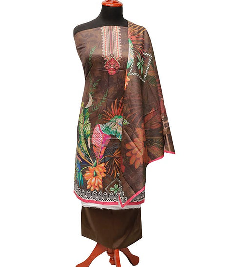 Noor Afroz D/Excl Lawn`22 D#318 D Brown