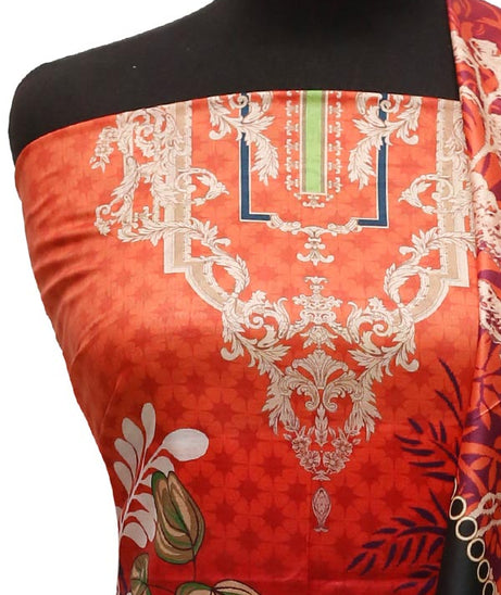 Noor Afroz D/Excl Lawn`22 D#319 Rust