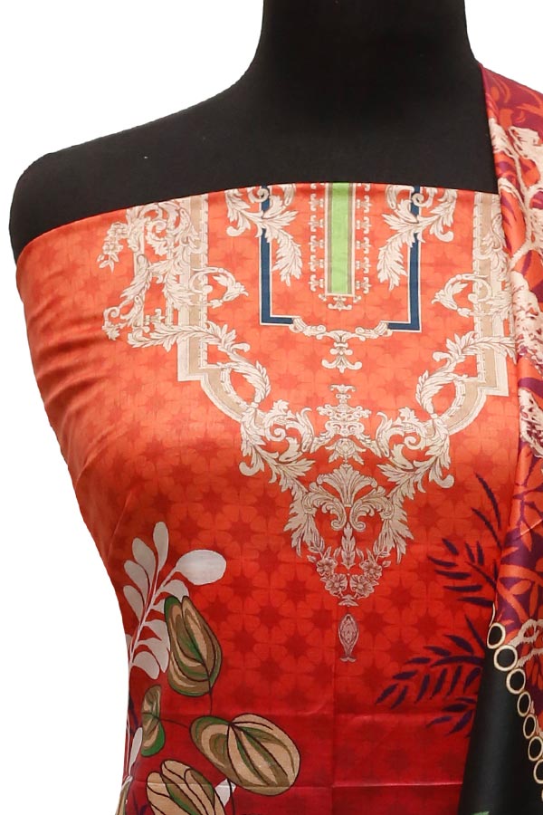 Noor Afroz D/Excl Lawn`22 D#319 Rust