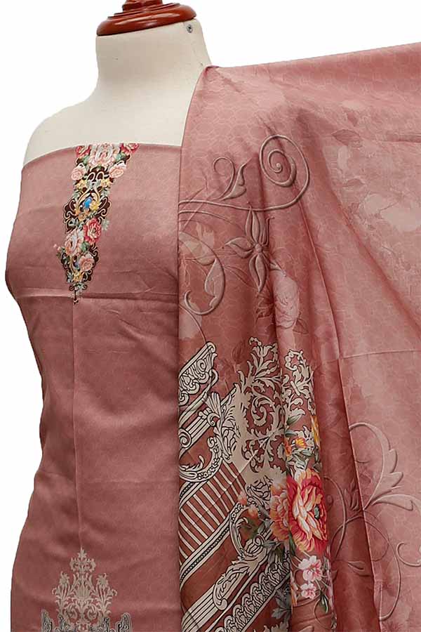 Noor Afroz D/Excl Lawn`21 D#17083 (Chocolate)