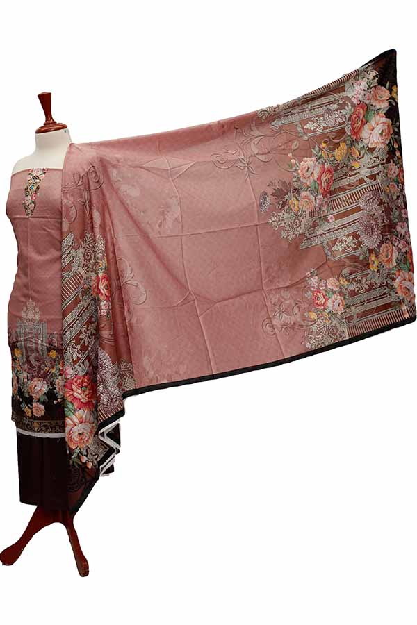 Noor Afroz D/Excl Lawn`21 D#17083 (Chocolate)