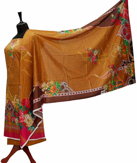 Noor Afroz D/Excl Lawn`21 D#17089 (Mustard)