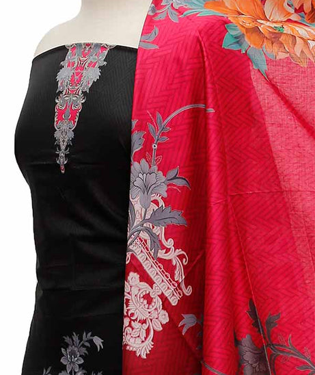 Noor Afroz D/Excl Lawn`21 D#17093 (Black)