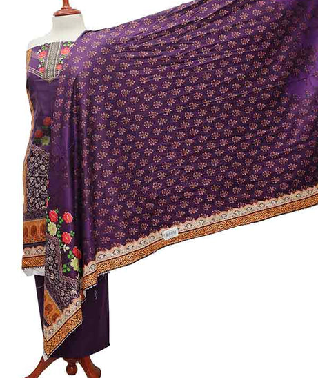 Noor Afroz D/Excl Linen'21 D#213 (Purple)