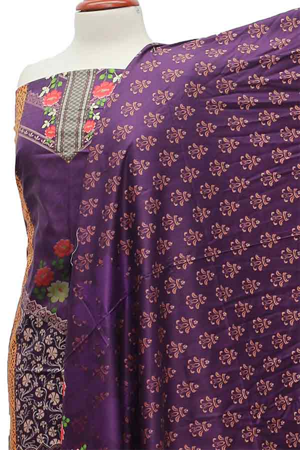 Noor Afroz D/Excl Linen'21 D#213 (Purple)