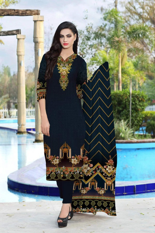 Noor Afroz Digital Dhanak'21 D#250 (N-Blue)