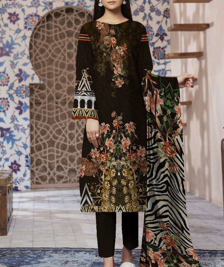 Noor Afroz Digital Lawn`22 D#205 Chocolate
