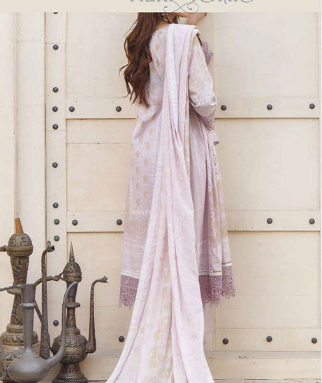 Noor Emb Lawn L/Dupatta'23 D#3 (L Mauve)