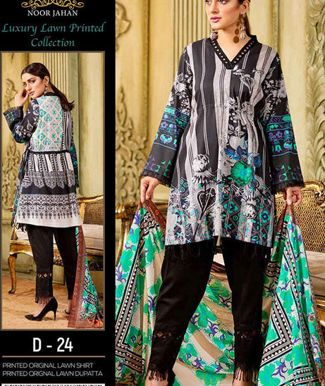 Noor Jahan Luxury Lawn`22 (Vol-2) D#24