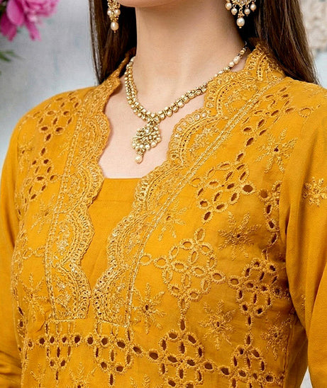 Noor Jahan Noor-E-Nazar Lawn`26 D#01 (MUSTARD)