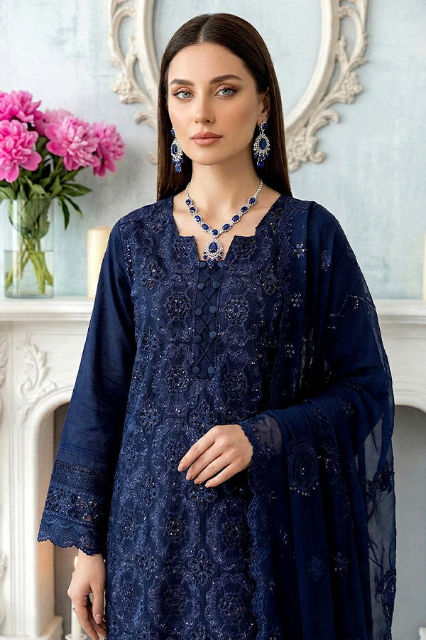 Noor Jahan Noor-E-Nazar Lawn`26 D#01 (N-BLUE)