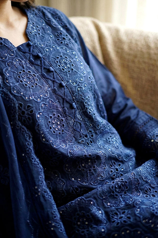Noor Jahan Noor-E-Nazar Lawn`26 D#01 (N-BLUE)