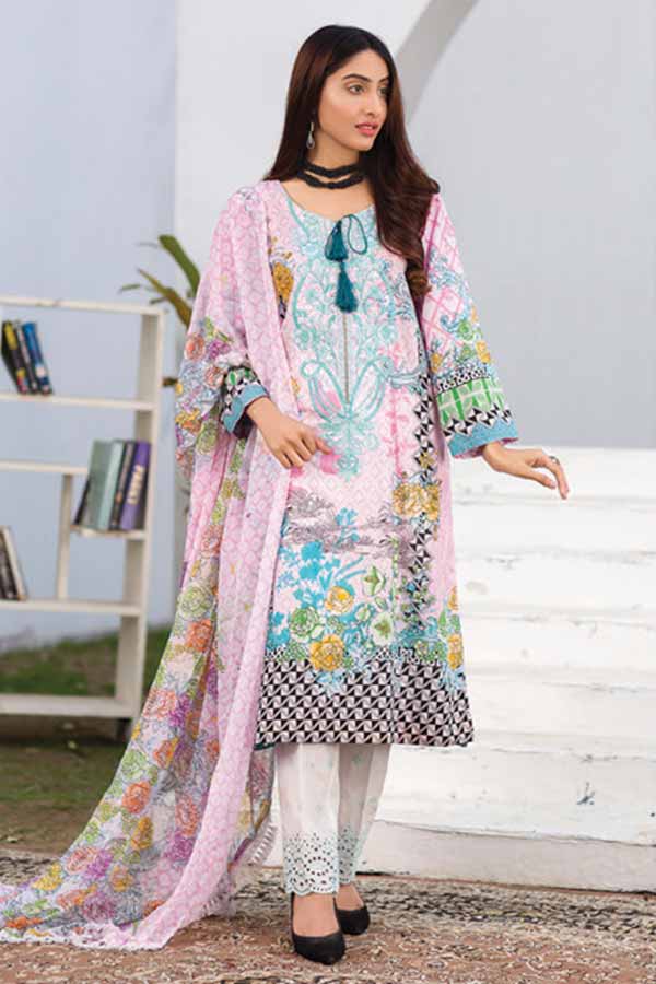 Noor Jahan Spring Summer Lawn`22 D#19