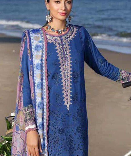 Noor By Saadia Asad Luxury Chikenkari Lawn`23 D#12-B