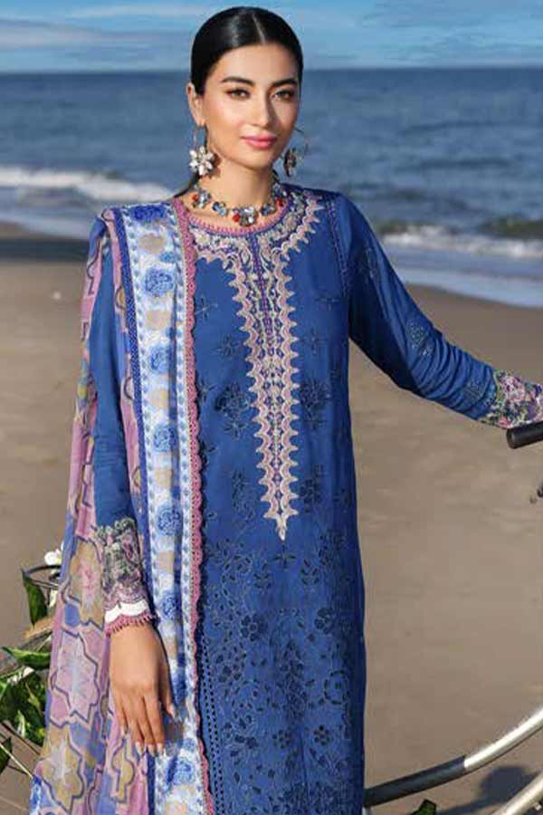 Noor By Saadia Asad Luxury Chikenkari Lawn`23 D#12-B