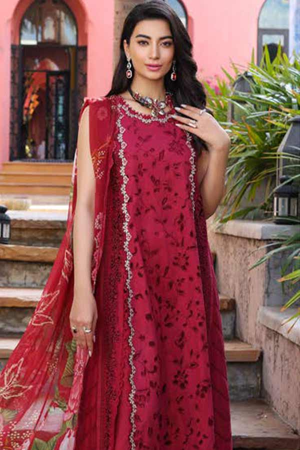 Noor By Saadia Asad Luxury Chikenkari Lawn`23 D#03-A