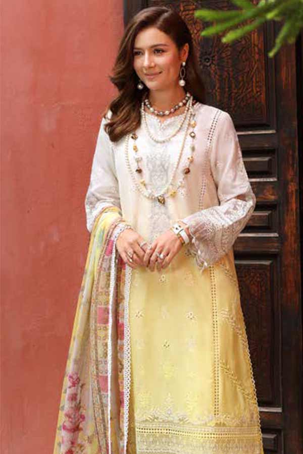 Noor By Saadia Asad Luxury Chikenkari Lawn`23 D#07-A