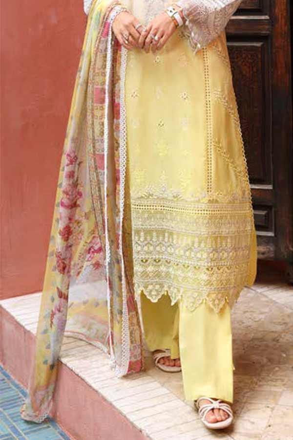 Noor By Saadia Asad Luxury Chikenkari Lawn`23 D#07-A