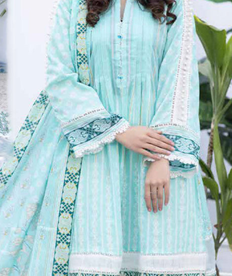 Noor Print Lawn`23 D#103 (Ferozi)