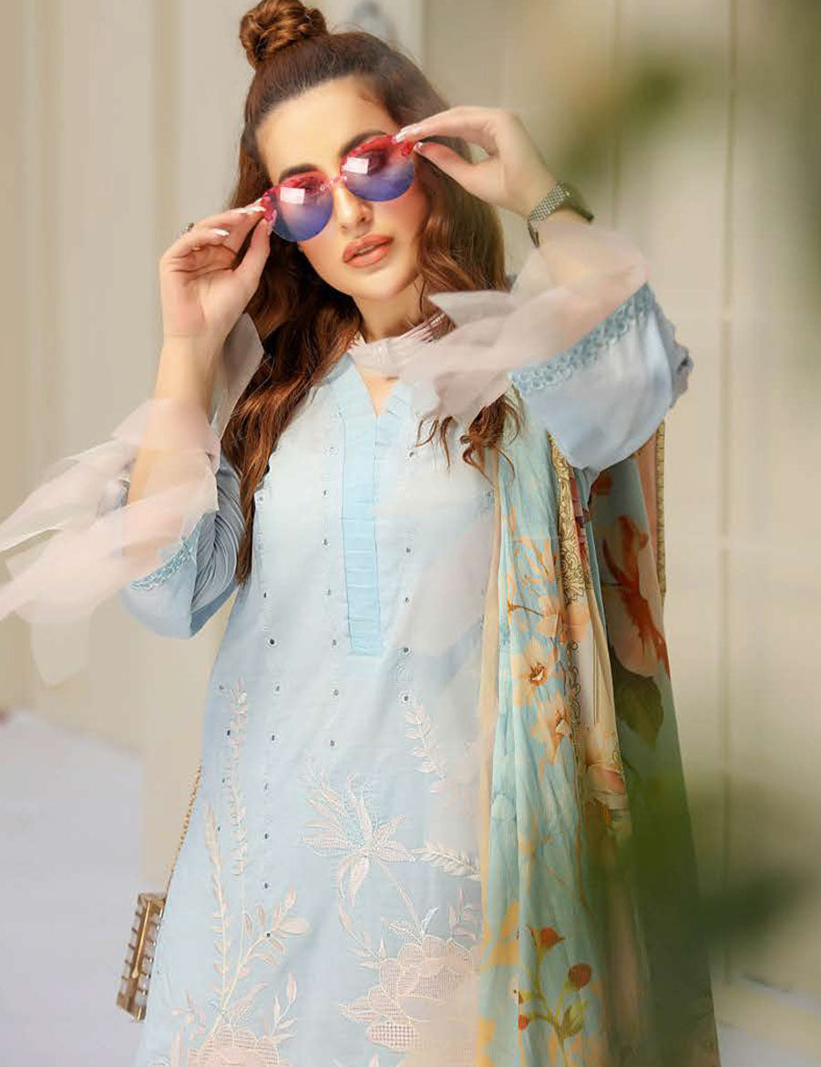 Nouratan Chikankari M/Lawn`21 D#06