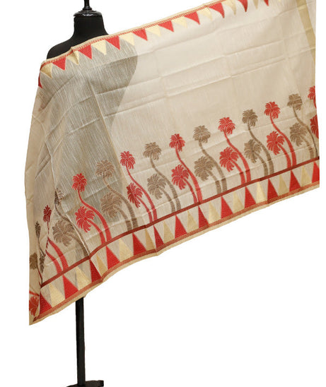 Organza Zari Dupatta D#3-2