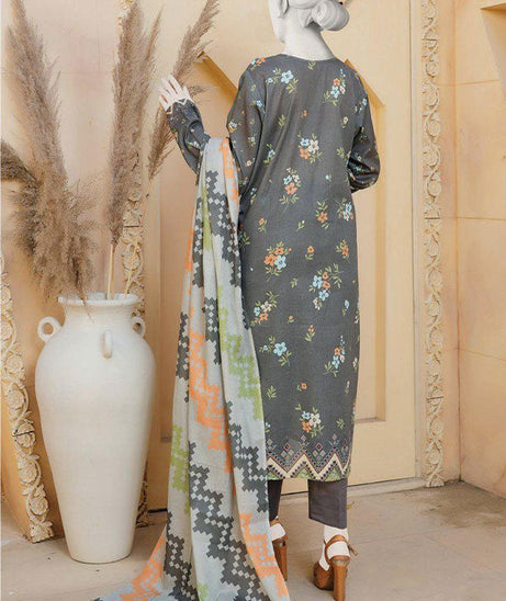 Oriens Digital Print Lawn`25 D#803 (D Grey)