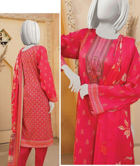 Oriens Digital Print Lawn`25 D#804 (SH Pink)