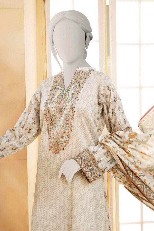Oriens Digital Print Lawn`25 D#805 (S Grey)
