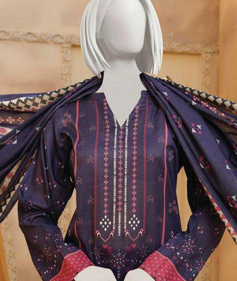 Oriens Digital Print Lawn`25 D#807 (Nevy)