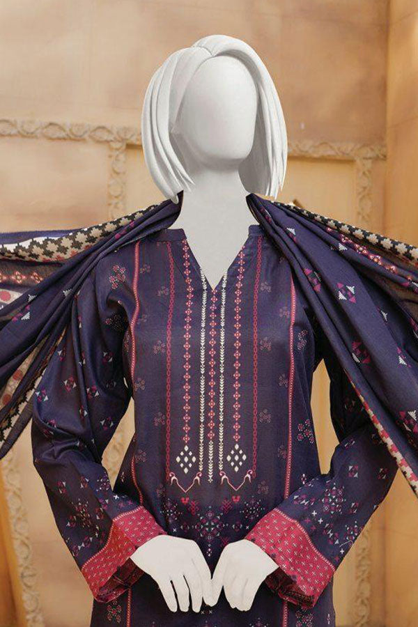 Oriens Digital Print Lawn`25 D#807 (Nevy)