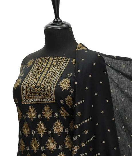 Oriens Print Lawn`21 D#905 (Black)