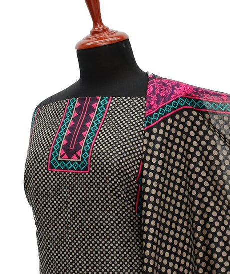 Oriens Print Lawn`21 D#907 (Purple)