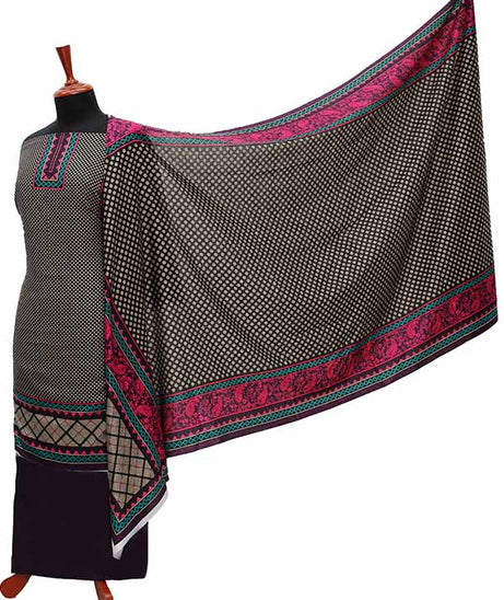 Oriens Print Lawn`21 D#907 (Purple)