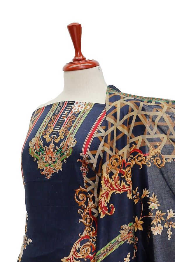 Oriens Print Lawn`21 D#911 (N Blue)