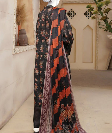 Oriens Print Lawn'25 D#5550(Black)