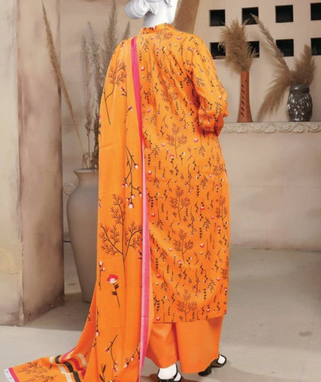 Oriens Print Lawn'25 D#5552 (Orange)