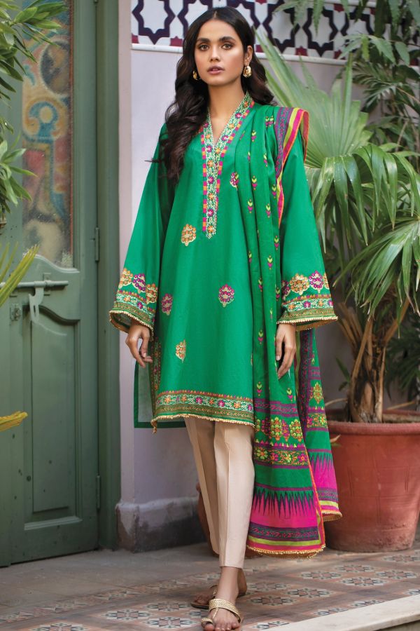 Orient Summer Lawn`21 2 Pcs OTL#29 (Green)