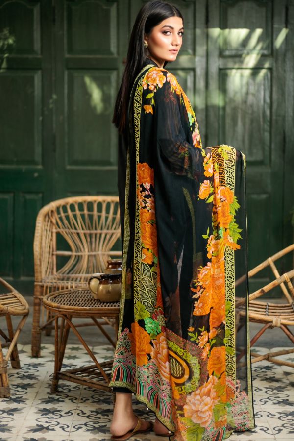Orient Summer Lawn 3Pcs`21 OTL#20 (Black)