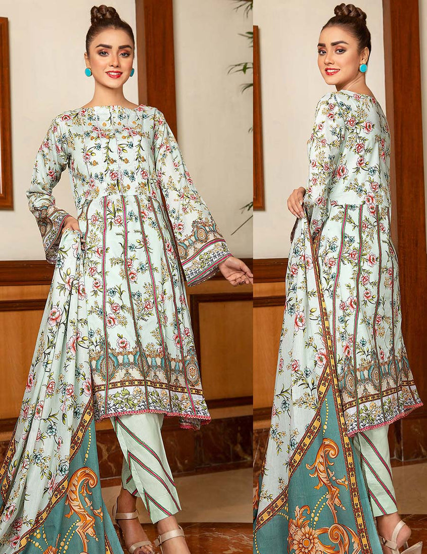 Pretty Robe Bellezea Lawn`21 VOl 2 D#2024