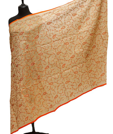 Paper Silk Chickenkari Dupatta D#6-7