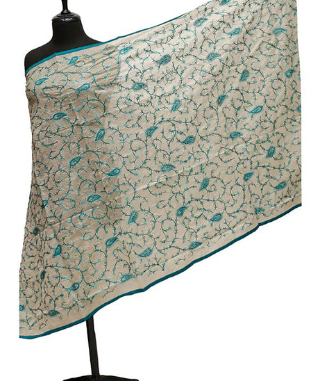 Paper Silk Chickenkari Dupatta D#6-9